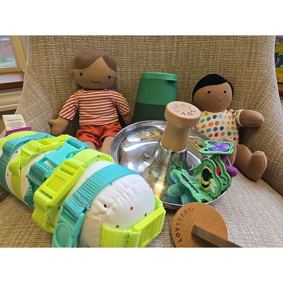 Lovevery Plush Doll Organic Lovey Montessori Learning Toys Lot